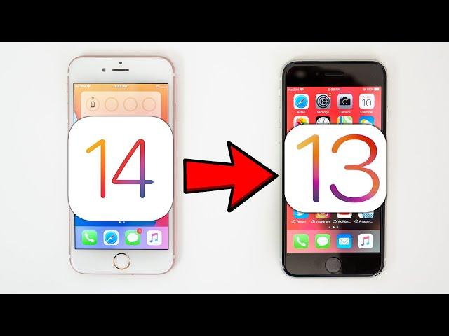 How to Downgrade iOS 14 to iOS 13! (Without Losing Data)