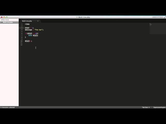 Sublime Text Tutorial - Tips & Tricks: Multi-line cursors & incremental selecting