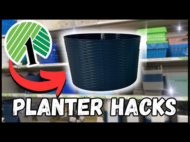 Dollar Tree Planter Hacks/Hacks Using Bins and Planters from Dollar Tree