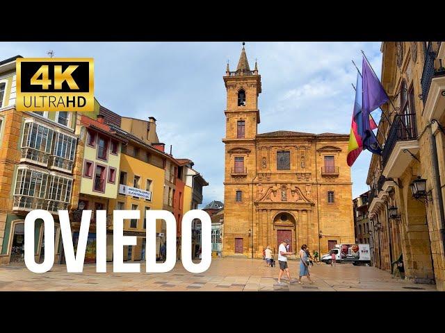 Oviedo, Spain  Region of Asturias | 2024 Walking Tour 4K 60FPS HDR | Summer Walk