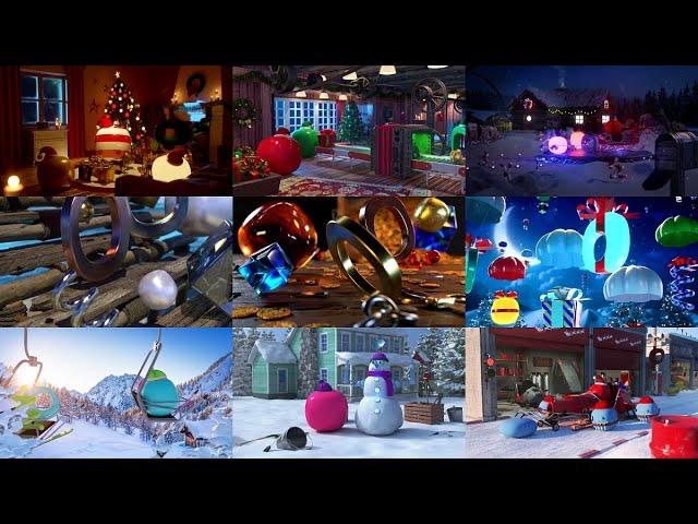 Compilation jingles pub Gulli Noël, hiver (de 2017 à 2021) et Tahiti Quest