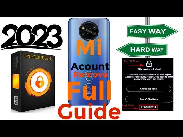 poco x3 pro mi account remove unlock tool | poco x3 pro mi account remove