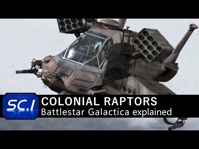 COLONIAL RAPTORS | The gun brick & battle taxi of the colonies | Battlestar Galactica Lore