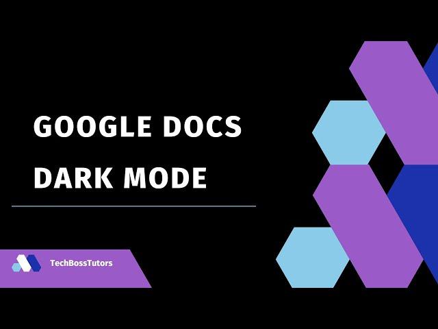 Google Docs Dark Mode: How to Enable or Disable Dark Theme 2022