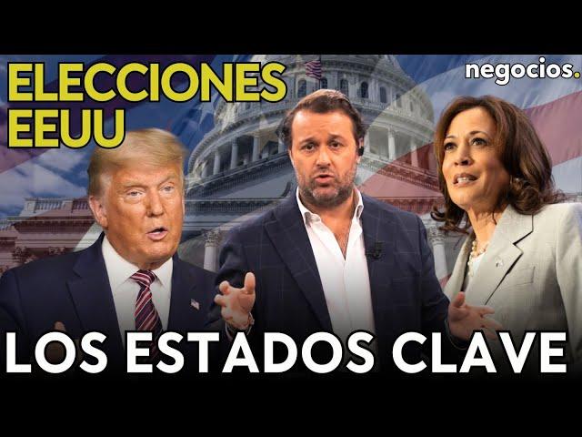 ELECCIONES EEUU: Estos son los estados clave donde se libra la gran batalla final Trump-Kamala