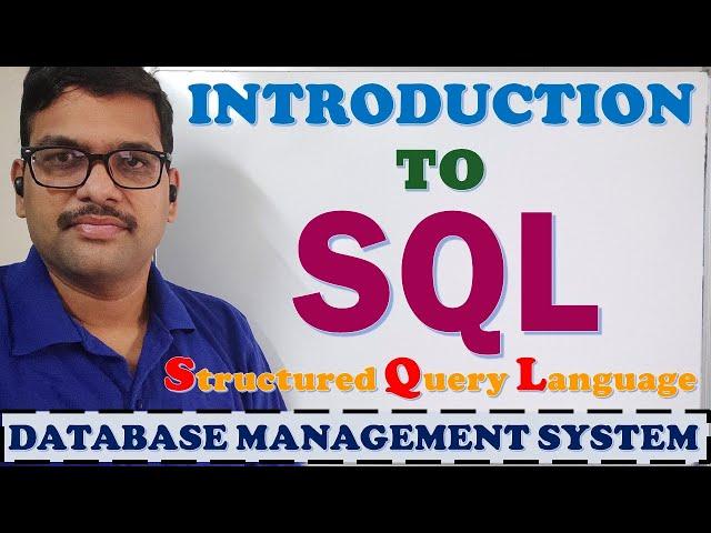 INTRODUCTION TO SQL (Structured Query Language) || SQL COMMANDS || DDL || DML || DCL || TCL || DBMS