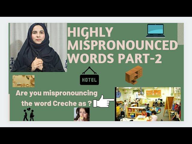 Highly Mispronounced Words Part - 2 | Learn Pronunciation with Samy  #trending #learnpronunciation