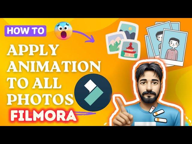 How to Make images move in Filmora Add Animation to Photos