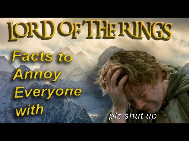 Lord of the Rings facts to pause the movie for