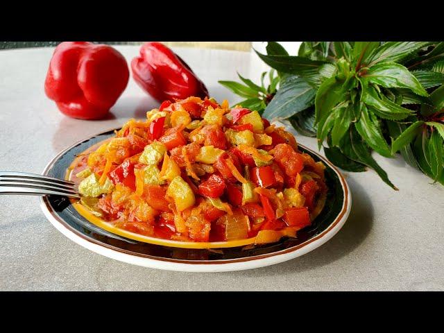 Кабачковая икра кусочками - простой и вкусный рецепт