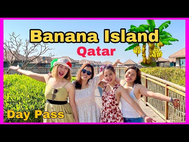 BANANA ISLAND QATAR | Banana Island Resort Doha by Anantara | Day Tour [4K with English subtitle]