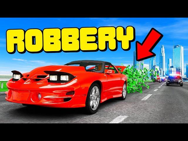 Robbing Banks With A 3000HP Car In GTA 5 RP