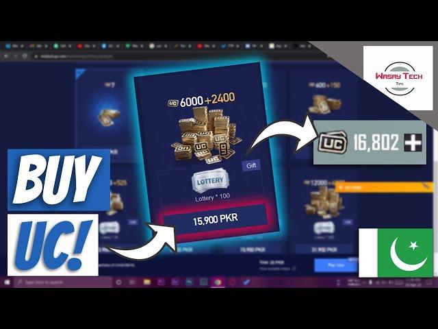 How to BUY PUBG UC from Midasbuy Pakistan | How to BUY UC from Midasbuy