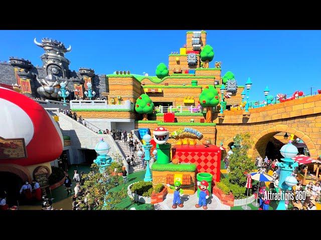 NEW! Full Super Nintendo World Land Tour at Universal Studios 2022 |  World of Mario in Real Life