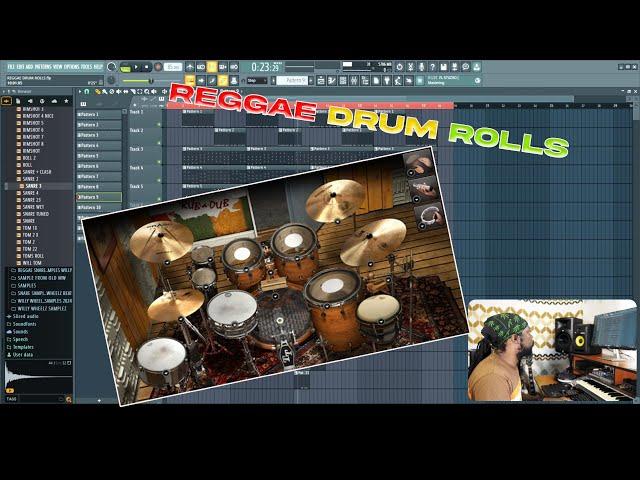 HOW TO CREATE REGGAE DRUM ROLLS EASY STEPS