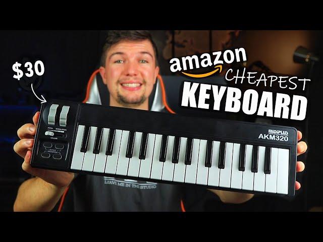 Is Amazon's $30 Midi Keyboard Worth It? | MidiPlus AKM 320 | Best Midi Keyboard Under $50