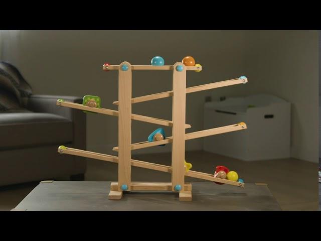 Roll 'n Go Wooden Marble Run