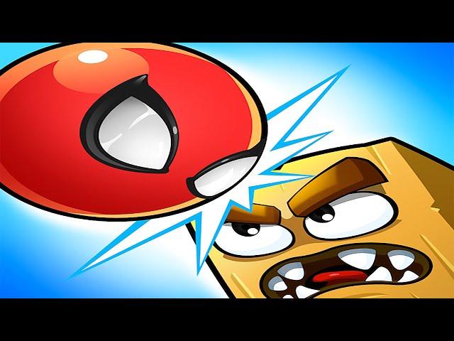 Новый КРАСНЫЙ ШАР Бонус #1. Мультик ИГРА несносный Red Ball Bounce на Игрули TV