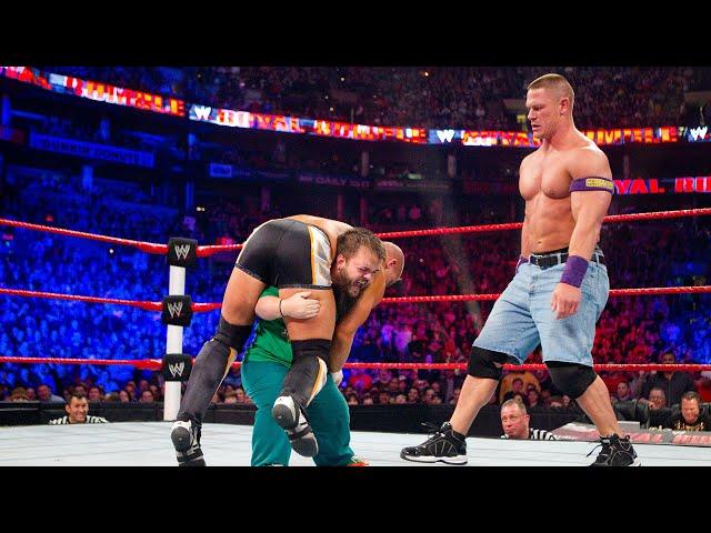 John Cena and Hornswoggle team up: Royal Rumble 2011