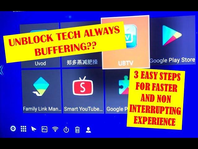 UNBLOCK TECH: SIMPLE STEPS ON HOW TO STOP BUFFERING - FASTER UBOX TV BOX  | ERIKA RANDOM VIDS