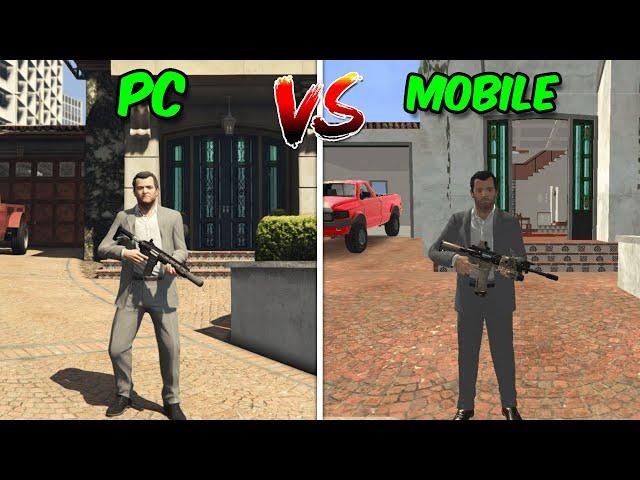 GTA 5 PC VS GTA 5 Mobile Comparison