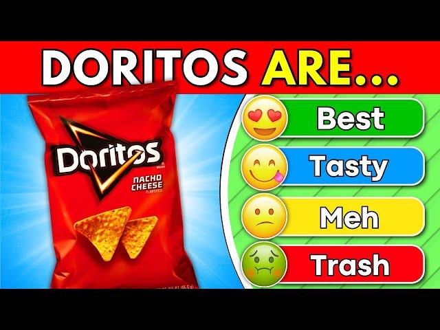 Chips Tier List: Rank Chips from Best to Trash  | Junk Food Quiz 