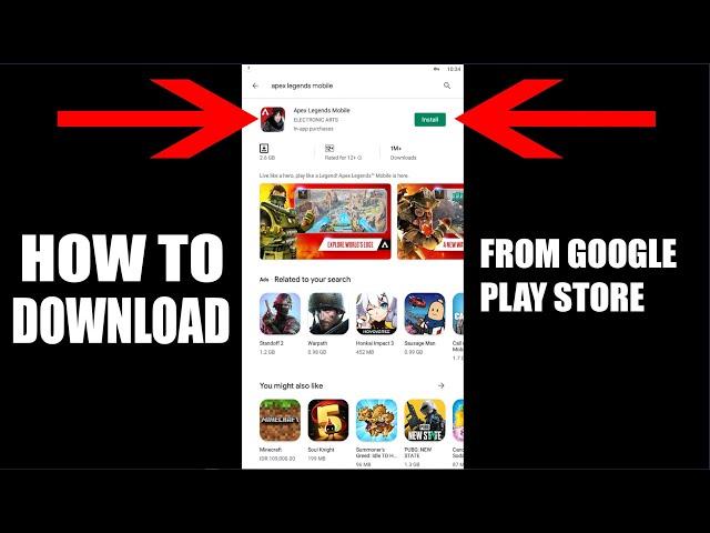 How to download Apex Apex Legends Mobile From Google Play Store