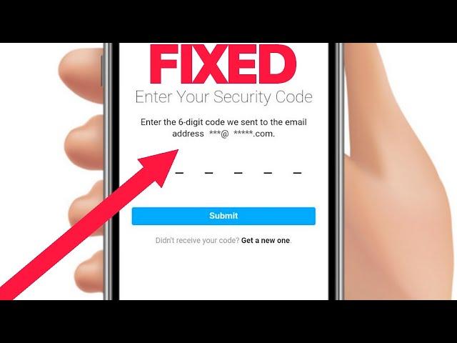 Instagram not sending SMS text code fix