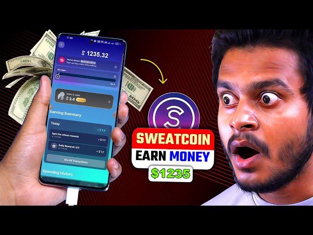 How to use Sweatcoin Walking Step Counter App to Earn Money - 2024