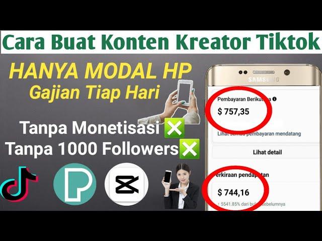 Bongkar RahasiaCara Menjadi Konten Kreator Tiktok Terbaru 2024 - Dijamin Gajian Tiap Bulan