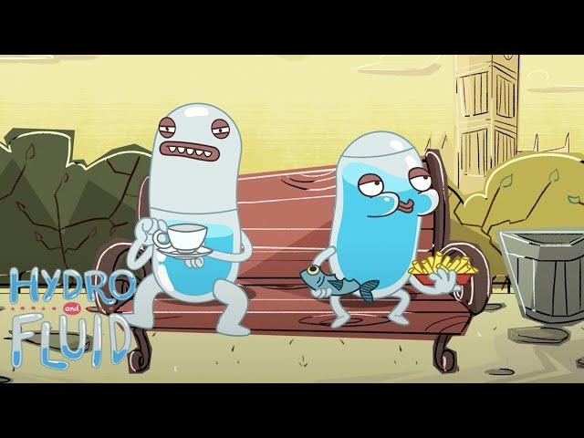 Snacking | HYDRO & FLUID | Cartoons for Kids | WildBrain Blast