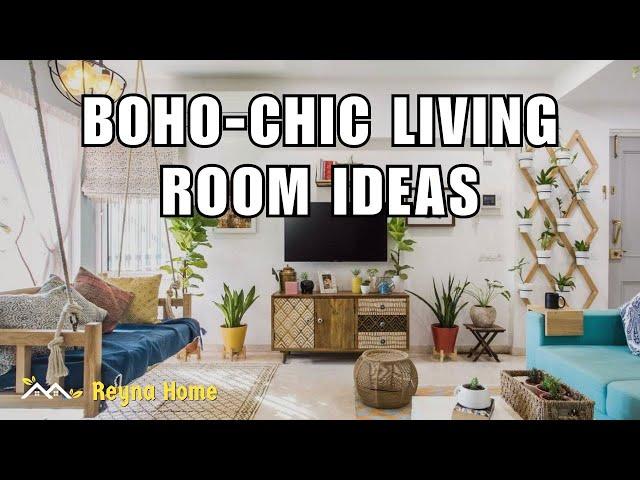 Boho-Chic Living Room Decorating Ideas