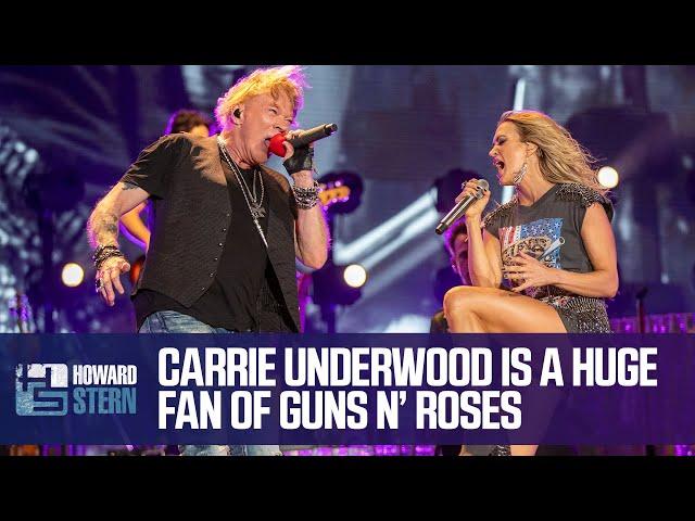 Carrie Underwood, Guns N' Roses Superfan, Talks Performing With Axl Rose