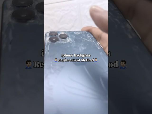 iphone Backglass Replacement Method‍#shorts #apple #fyp #ytshorts #iphone12pro #repair #ios