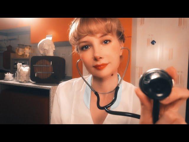 Vintage Doctor's Checkup and Treatment  ASMR (Roleplay)