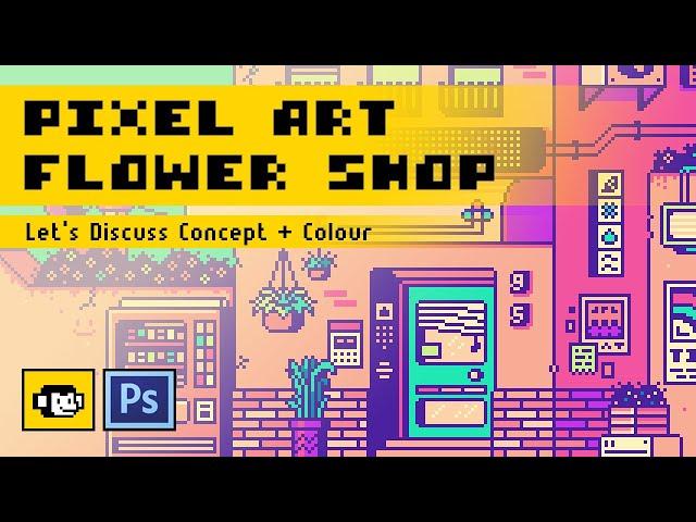 Flower Shop Timelapse (Let's Discuss Concept + Color)