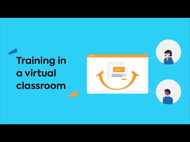 Training in a virtual classroom webinar
