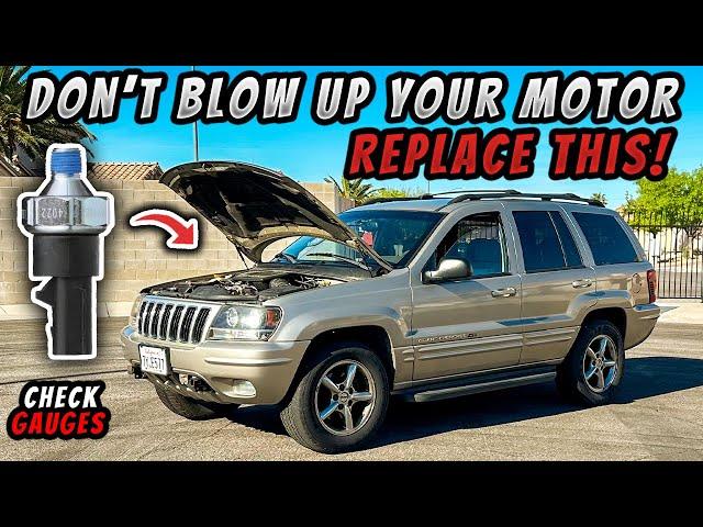 Replacing Oil Pressure Sensor on Jeep WJ 4.7 HO | Grand Cherokee