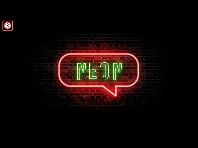 How To Make Neon Intro || Neon Text Animation In Kinemaster - Tutorial