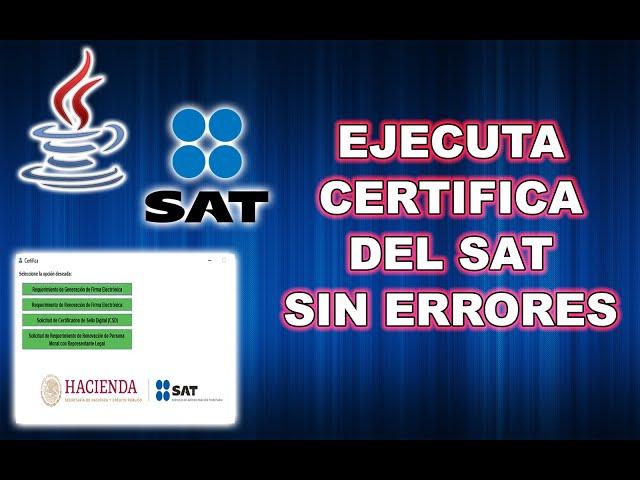  INSTALA CORRECTAMENTE CERTIFICA DEL SAT 2024 solucionando errores al ejecutarlo Windows 10 y 11