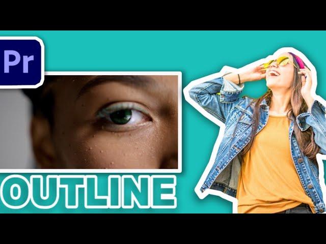 How To Add Border frame, Outline, Shadow & Stroke To image/Video/Text in Premiere Pro