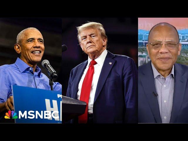 'The man can talk': Eugene Robinson reacts to Obama trashing Trump at Harris rally