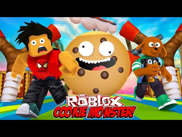 THE GREAT ESCAPE FROM THE COOKIE MONSTER - Donut the Dog Roblox