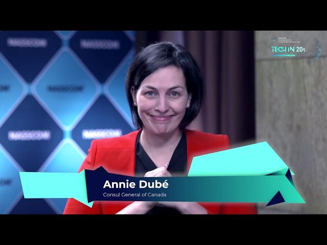 Consul General of Canada, Annie Dubé at NTLF 2020 | nasscom