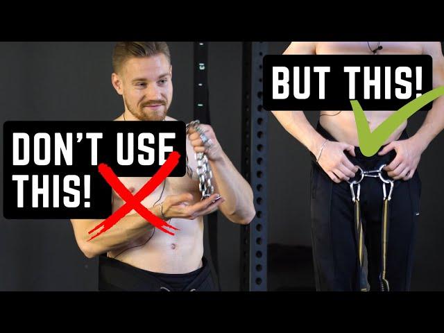 How to use a WEIGHTED BELT / DIP BELT