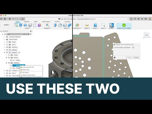 4 Ways to Export to DXF in Fusion 360