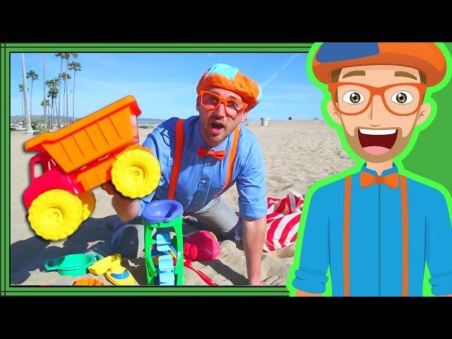 Blippi Videos for Kids | Playing with Sand Toys and More!  30 Mins