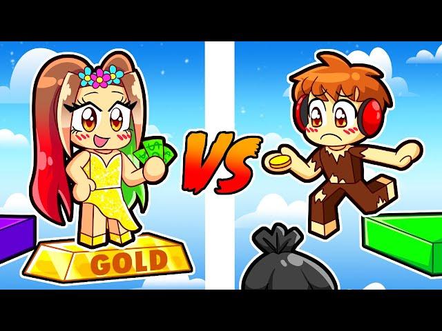 Bella Plays RICH VS POOR Obby! (Roblox)