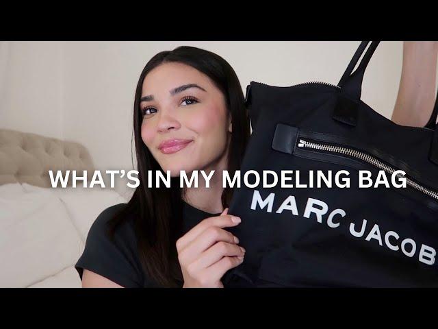 WHAT’S IN MY MODELING BAG- set essentials + what to bring to shoots