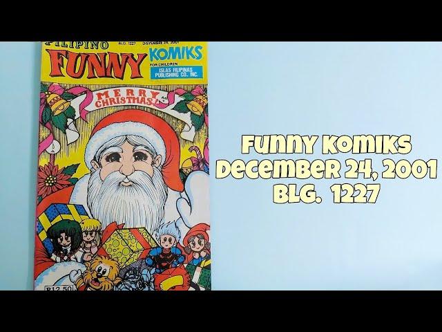 Pilipino Funny Komiks: December 24, 2001 (Christmas Cover) || Vintage Pinoy Komiks